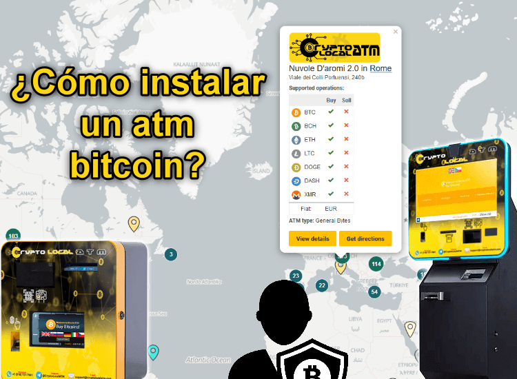 ¿Cómo instalar un atm bitcoin?