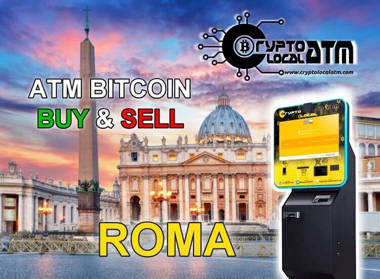 NUOVO ATM Bancomat Bitcoin e Altcoin a ROMA (LAZIO)