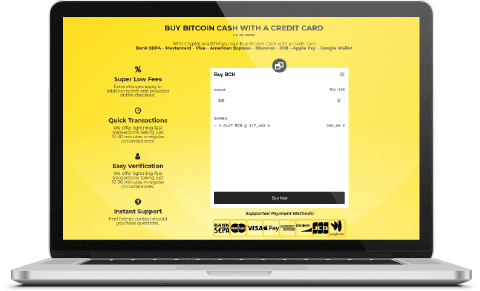 Acquistare Bitcoin ONLINE con carta di credito