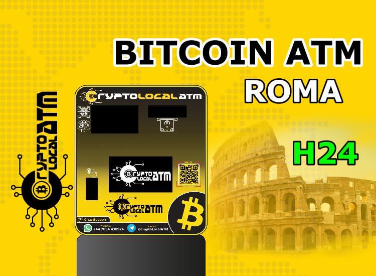 биткойн банкомат в Рим